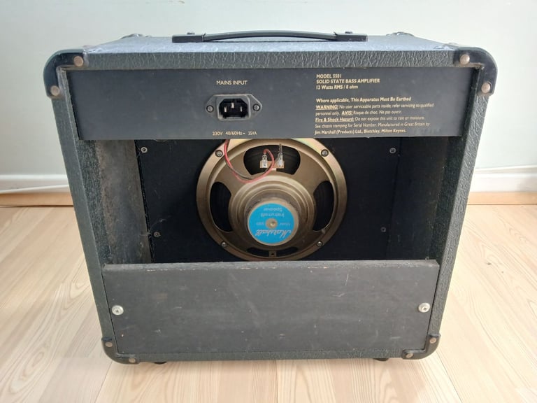 Marshall Bass 12 5501 Vintage 80's Guitar Amplifier
