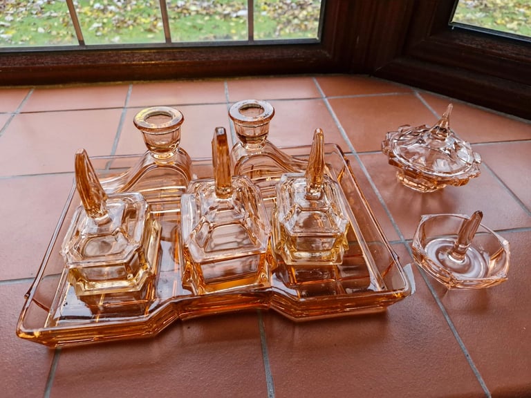 image for Antique Glass Ware set