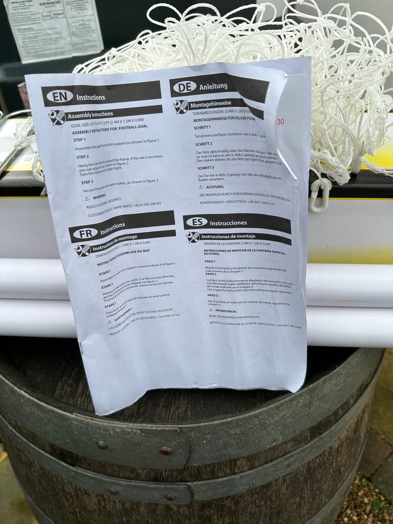 All weather football goal