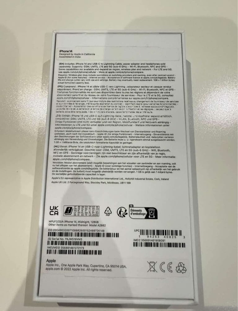 iPhone 14 128GB - Unlocked