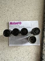 McGard 27222SUB black edition locking wheel nuts M14x1.5 27.3m