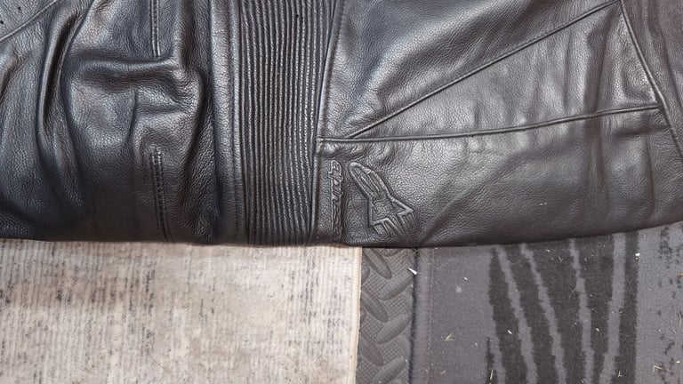 Alpinestars motorcycle leather trousers 