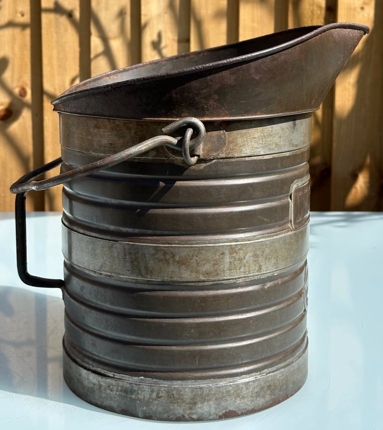 ANTIQUE FRENCH DECALITRE MEASURING JUG PITCHER, H33cm - 1900s CHAMPAGNE VINEYARD - WILL POST!