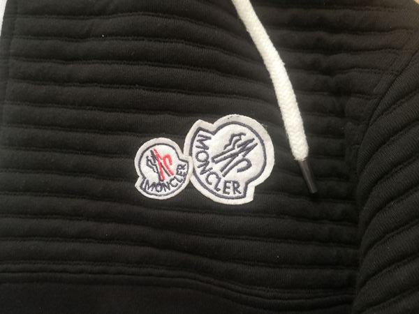 MONCLER Embroidered Zip Up Hooded Cotton Sweatshirt. Brand new, unused with original tag. 