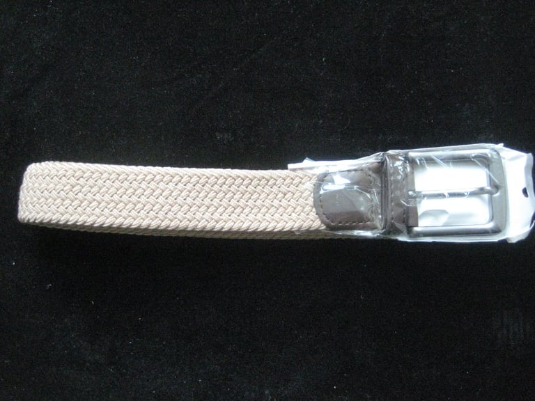 Brand New Fine Hessian Belt with Metal Buckle for £3.00