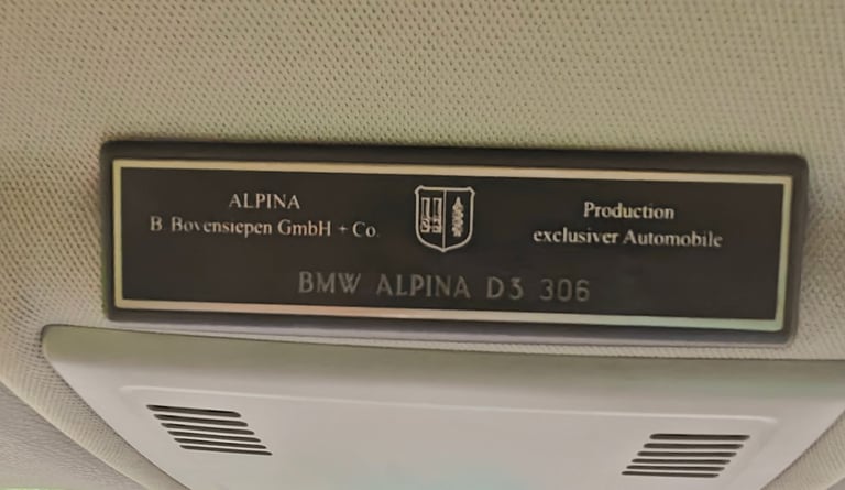 BMW, ALPINA, 2007, Manual, 1995 (cc)