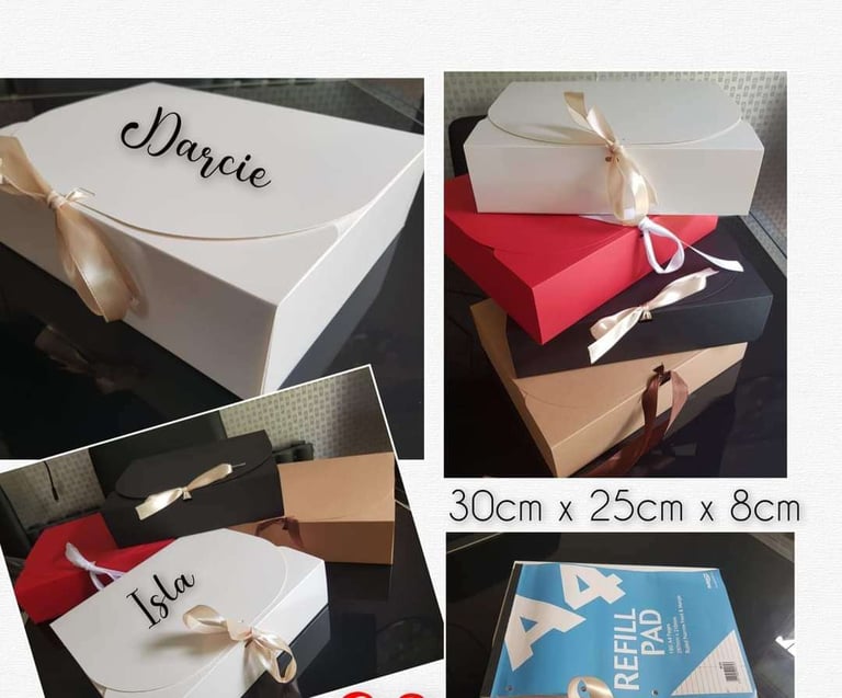 image for Wholesale destash blank crafts 100 x large gift boxes x 100