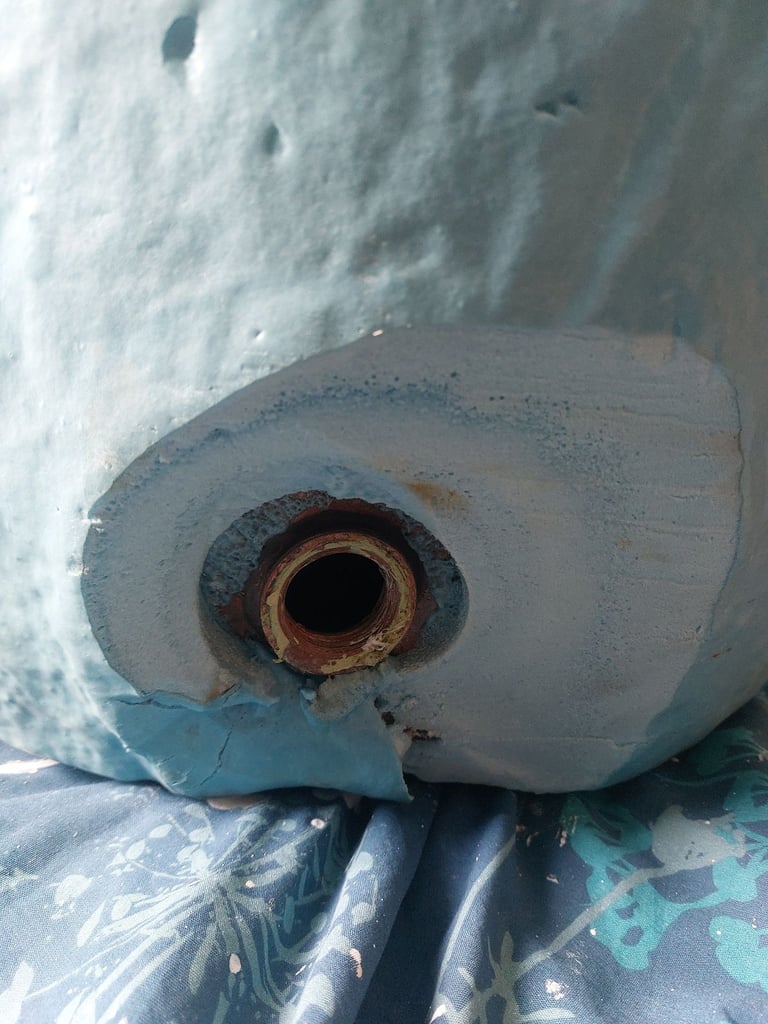 Vented Copper Cylinder with insulation & immersion heater
