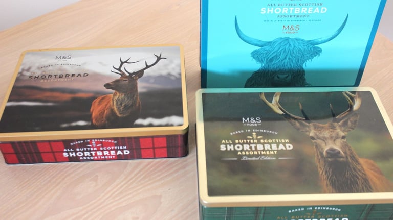 image for FOR SALE: Christmas Festive Tins (x3) – Brand New!