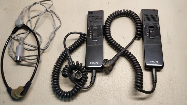 2 x Phillip Detection Voice Recorder LFH 0836 & HeadPhone