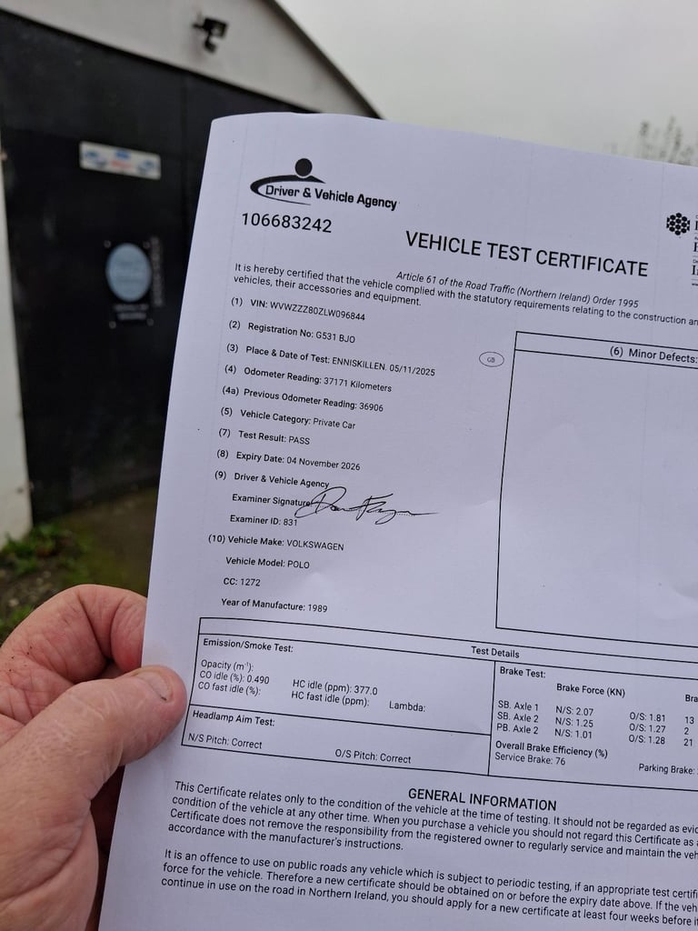 Volkswagen, 1989, 1272 (cc)