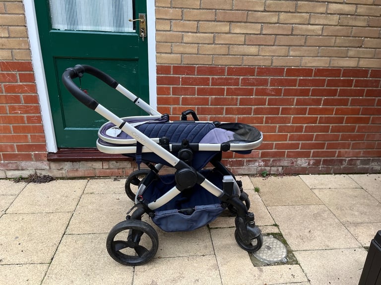 Double pushchair and cot carrier
