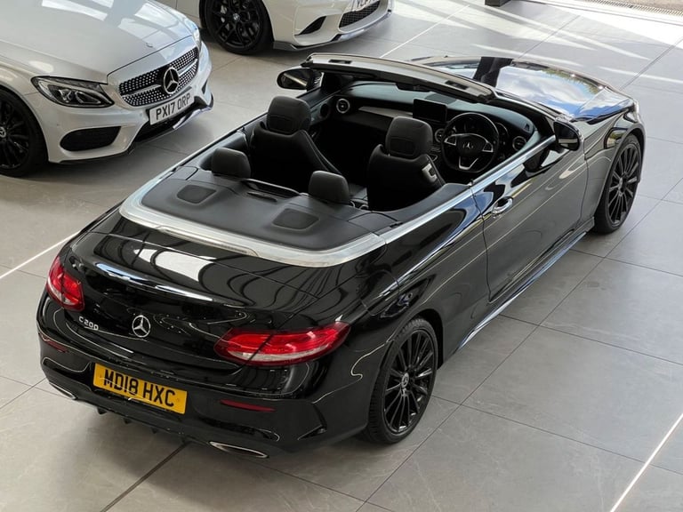 2018 Mercedes-Benz C-Class 2.0 C200 AMG Line Cabriolet 2dr Petrol G-Tronic+ Euro 6 (s/s) (184 ps)...
