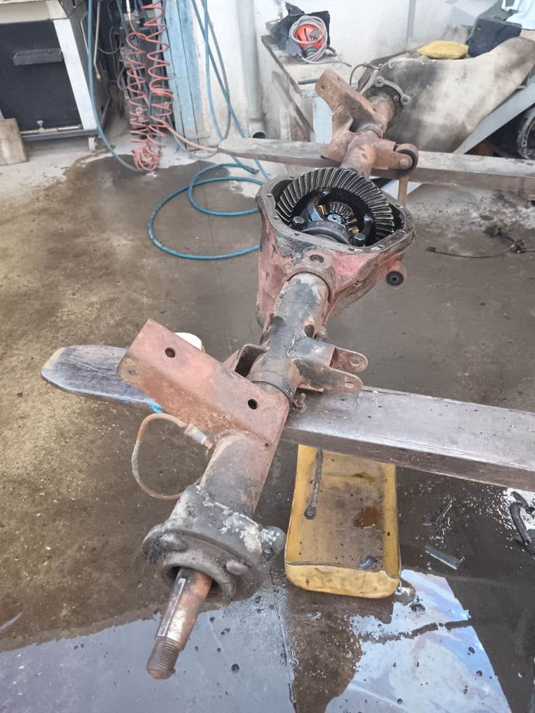 Rear axle with differential for Jaguar Mk2 3.4