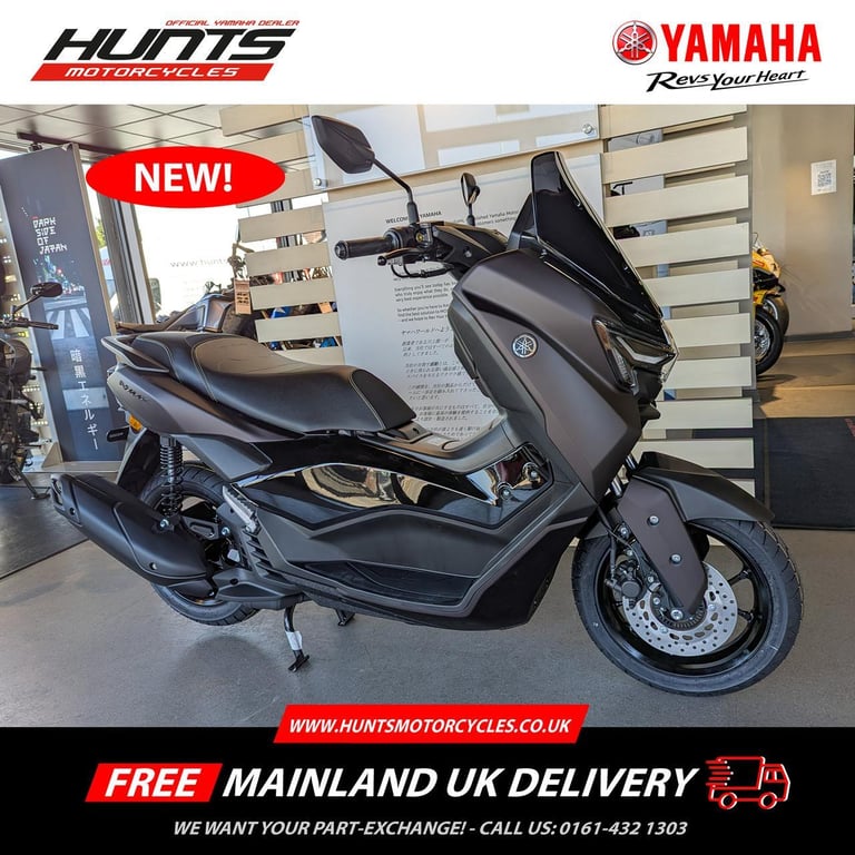 image for New (2025 MY) Yamaha NMAX Tech Max 125. Dark Magma. £3,900 (NO ADMIN FEES!)