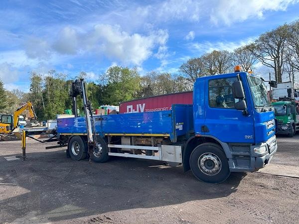 Daf CF75.310 Day Cab Dropside Body Remote Crane 