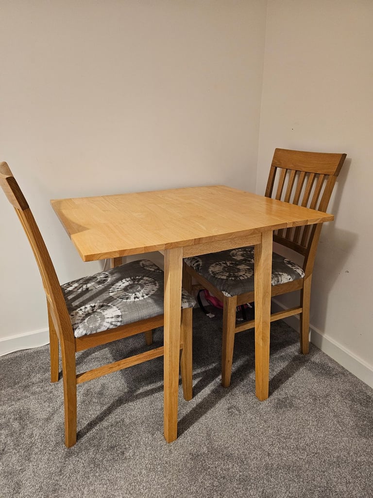 image for Beech solid wood compact dining table