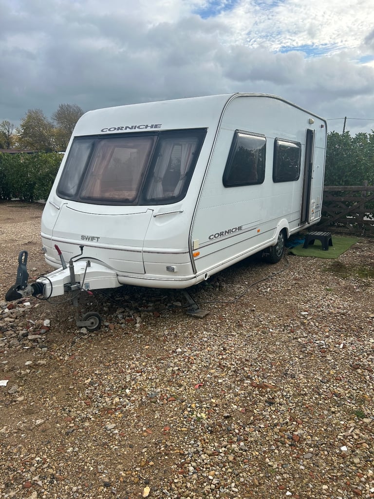 Touring caravan for rent static