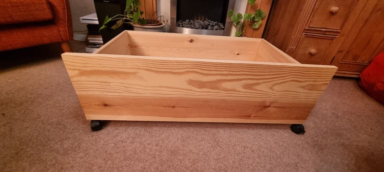 Under bed drawers solid pine