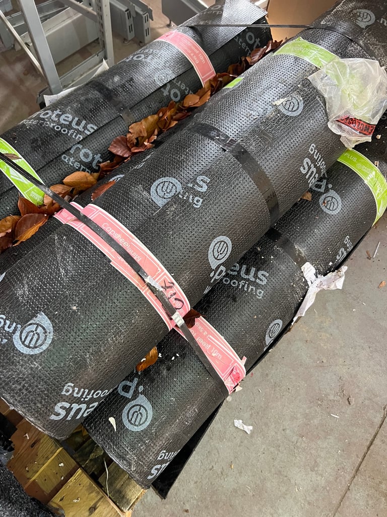 image for Roofing underlay felt and insulation 