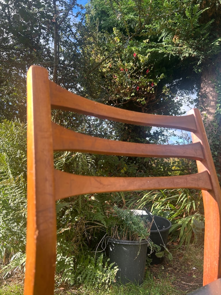Chair midcentury retro teak vintage 