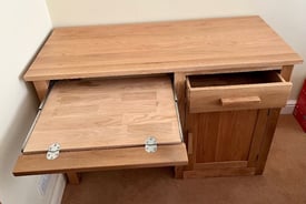 Solid oak desk