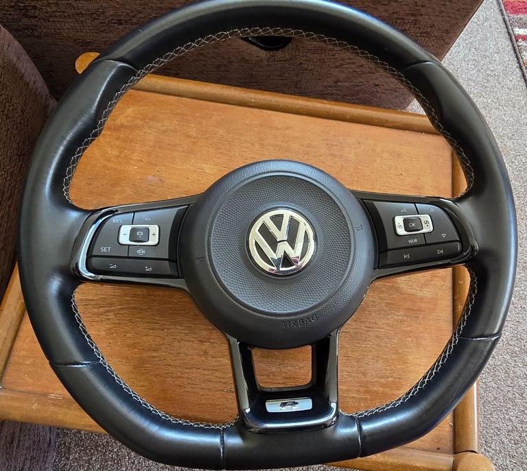 image for VW Golf R D Steering Wheel 