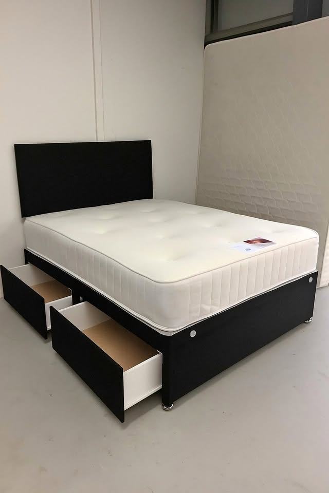 King & Super King Size Bed With Storage Drawer & mattress - Book Now - Get Today delivery 