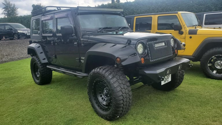 image for Jeep Wrangler jk 3.8 V6 auto black lifted modified fresh jap import - 4.5 grade 