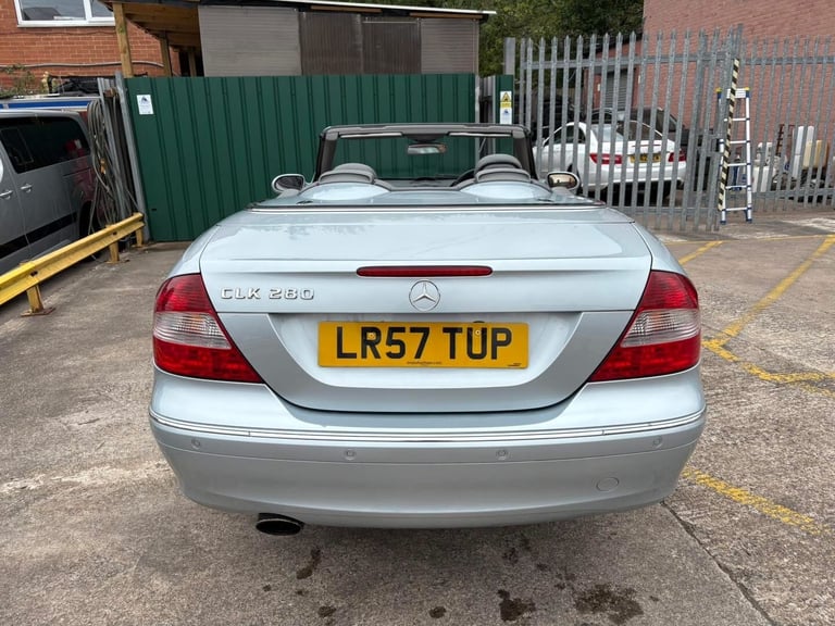 2007 Mercedes-Benz CLK 280 Elegance 2dr Tip Auto CONVERTIBLE Petrol Automatic