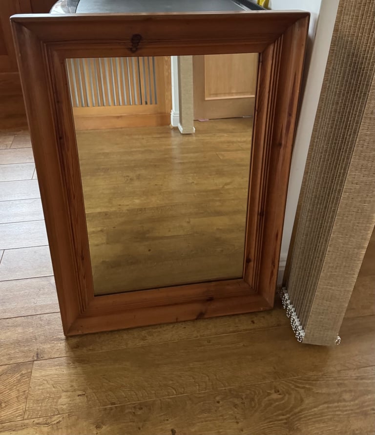 Solid Pine Large Wall Mirror