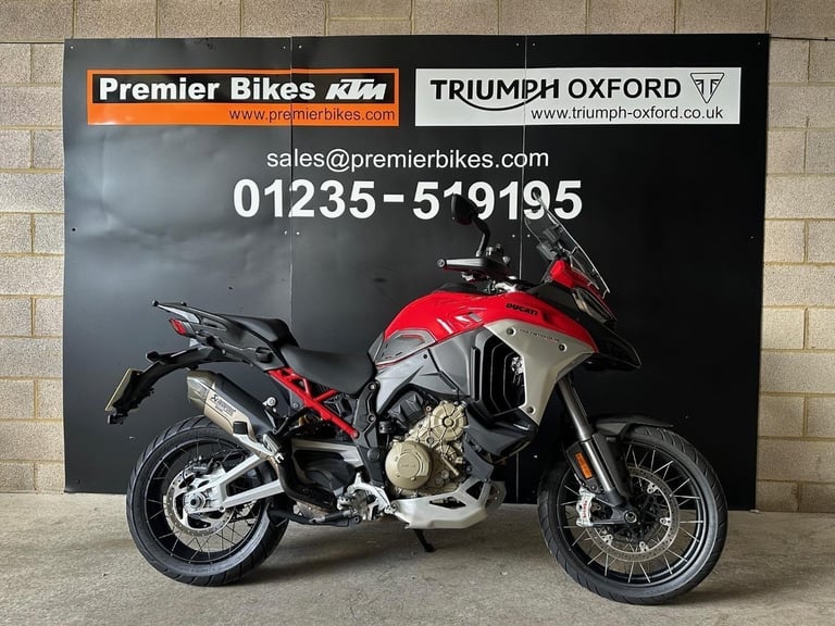 STUNNING SUPER LOW MILEAGE 2023/23 DUCATI MULTISTRADA V4 RALLY MOTORCYCLE 