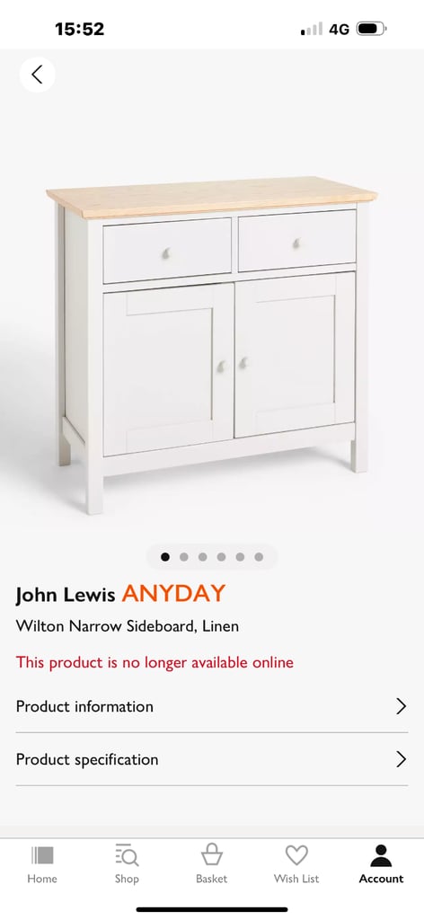 John Lewis sideboard