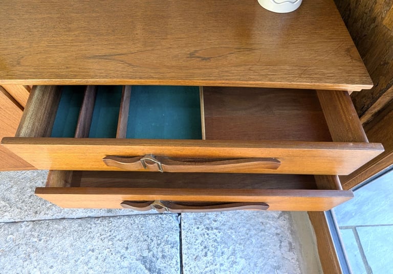 Mid Century Teak Sideboard - 6Ft Long - Beautility