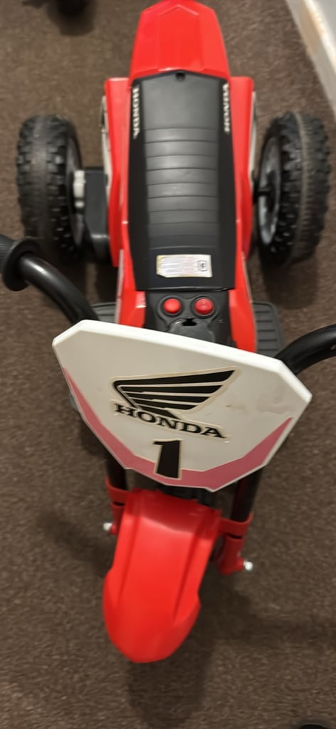 image for HOMCOM Honda CRF450RL Licensed 6V Kids Electric Motorbike 