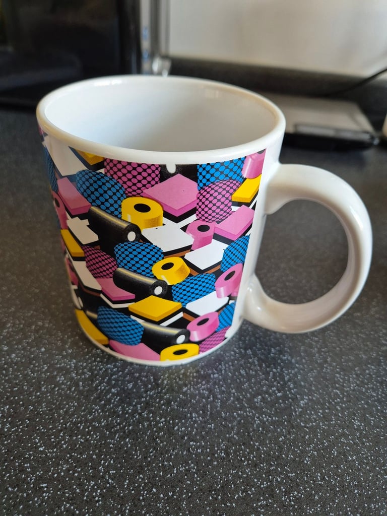 Large Liquorice Allsorts Mug - as new