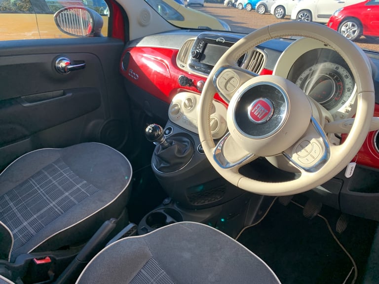 2016 Fiat 500 1.2 Lounge 3dr HATCHBACK Petrol Manual