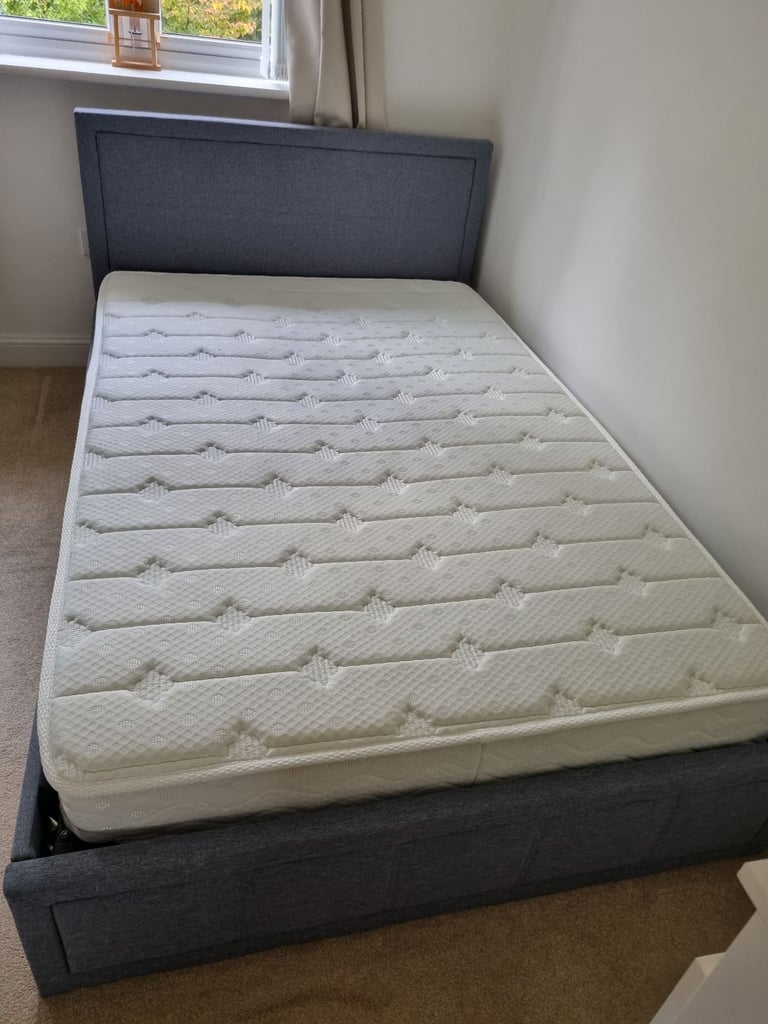 image for Small double ottoman storage bed 