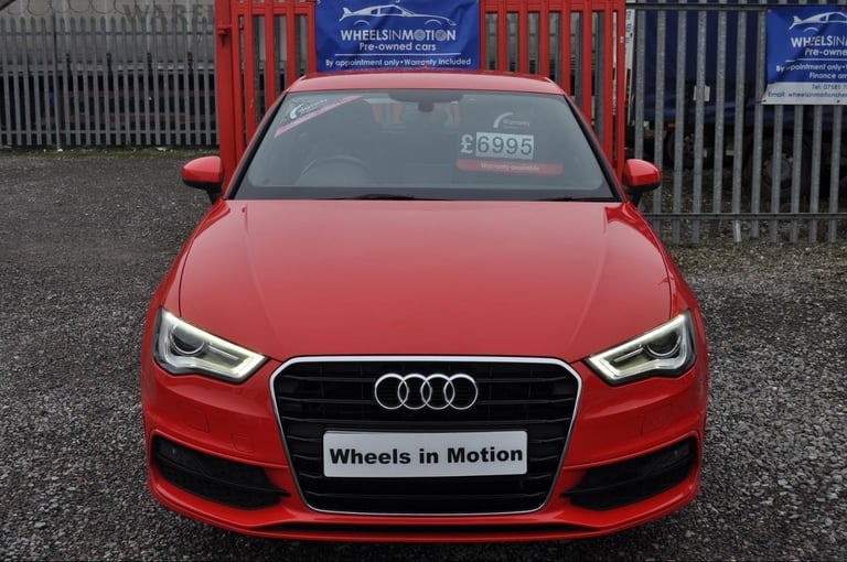 image for AUDI A3 2.0 TDi S LINE 3 DOOR  SAT NAV 67 MPG £20 TAX 150 BHP CRUISE CONTROL !