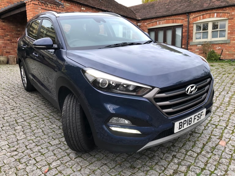 Hyundai TUCSON SE BLUE DRIVE SUV 2018 1 Owner Manual 1.6 Petrol Serviced 12 Months MOT