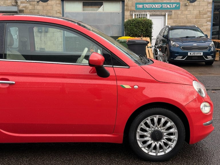 2016 Fiat 500 1.2 Lounge Euro 6 (s/s) 3dr HATCHBACK Petrol Manual