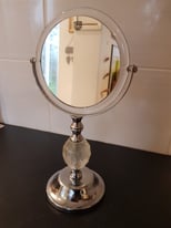 Double Sided Makeup 360 Swivel Mirror Magnified on one side