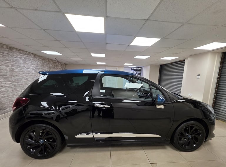 DS AUTOMOBILES DS 3 1.6 BlueHDi Prestige Black Manual WARRANTY 12 MONTHS MOT