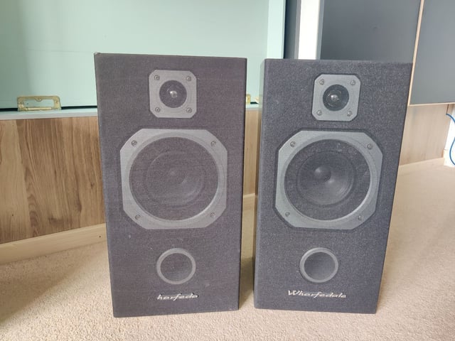 Bookshelf Speakers Vintage Wharfedale Speakers Pair Of Vintage