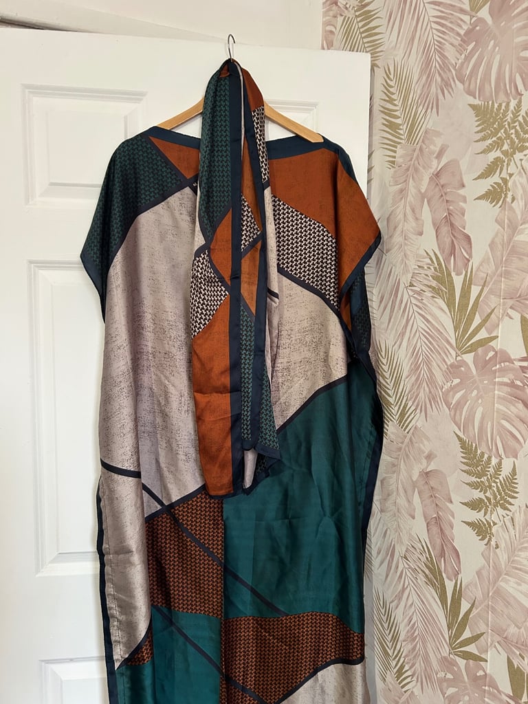 Abaya kaftan dress freesize loose 