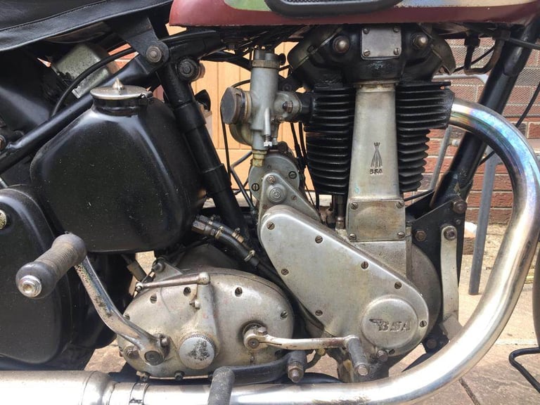 BSA 1956 m33 500 (cc) b33 b31 a65 running barn find project