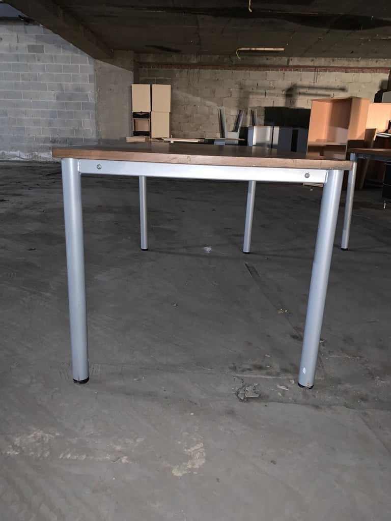 Walnut color desk or meeting table (4 available)