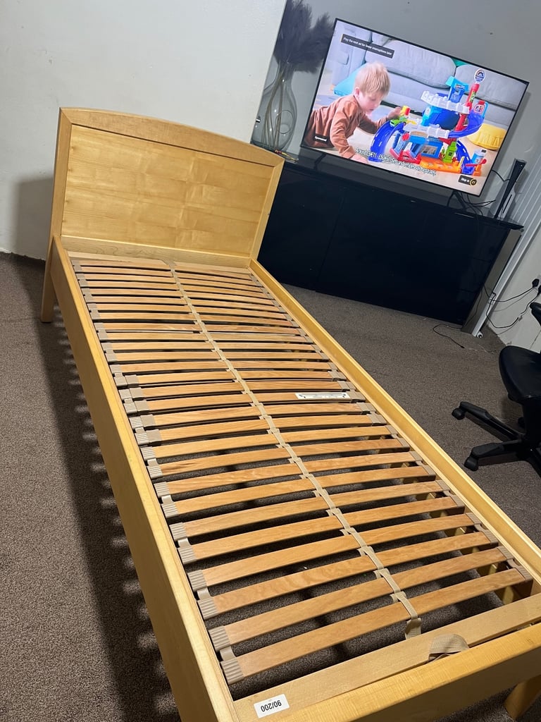 image for Single wooden bed
