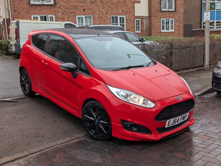 2014 Ford Fiesta 1.0 EcoBoost 140 Zetec S Red 3dr HATCHBACK Petrol Manual