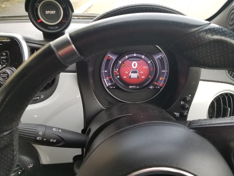 Fiat Abarth, 595, Convertible, 2017, turbo tints alloys campovolo grey